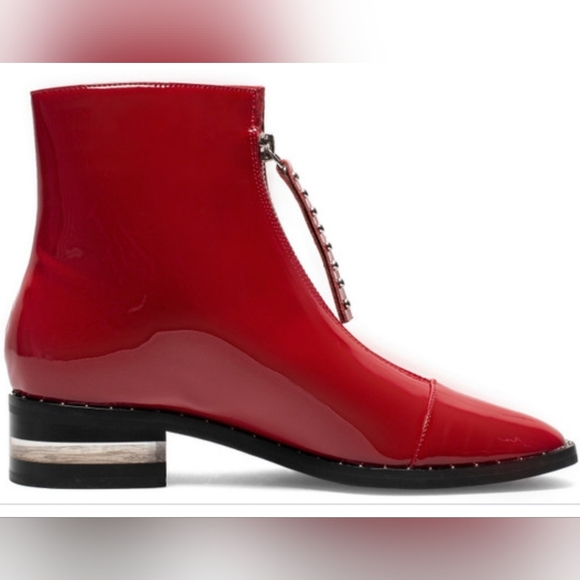 Django & Juliet red ankel boots brand new - Picture 1 of 8